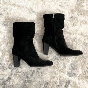 Slouchy Suede Circus booties